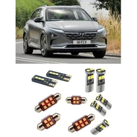 car accessories car led interior light kit for hyundai nexo 2018 2021 error free white 6000k super bright