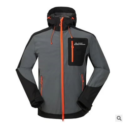 color 2 MC15RK0202 Водонепроницаемая ветровка для мужчин, уличная флисовая куртка, Спортивная дышащая куртка для пеших прогулок или кемпинга, мягкая куртка - Цвет: color 2