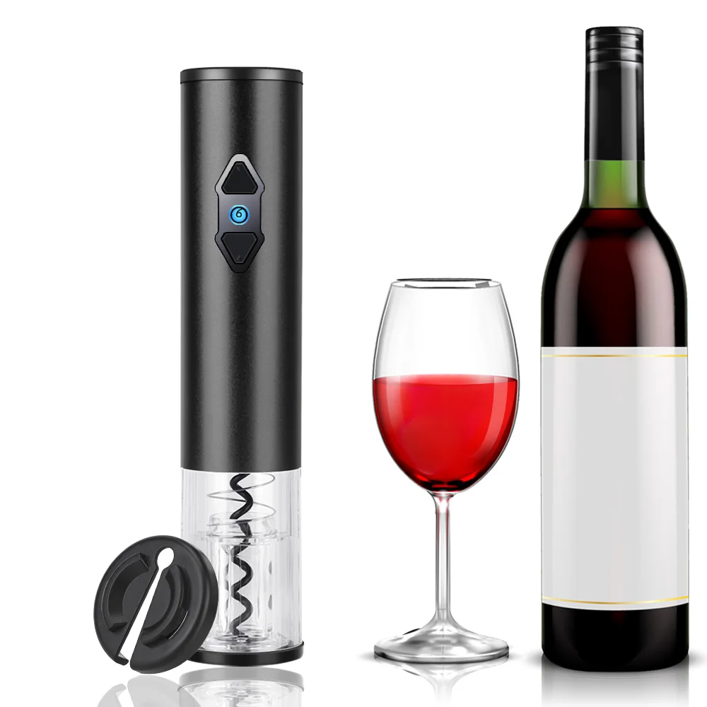 

Кухня инструменты автоматический Электрический штопор для винной бутылки для бутылок с Фольга резак 2-в-1 Электрический штопор бесплатная д...