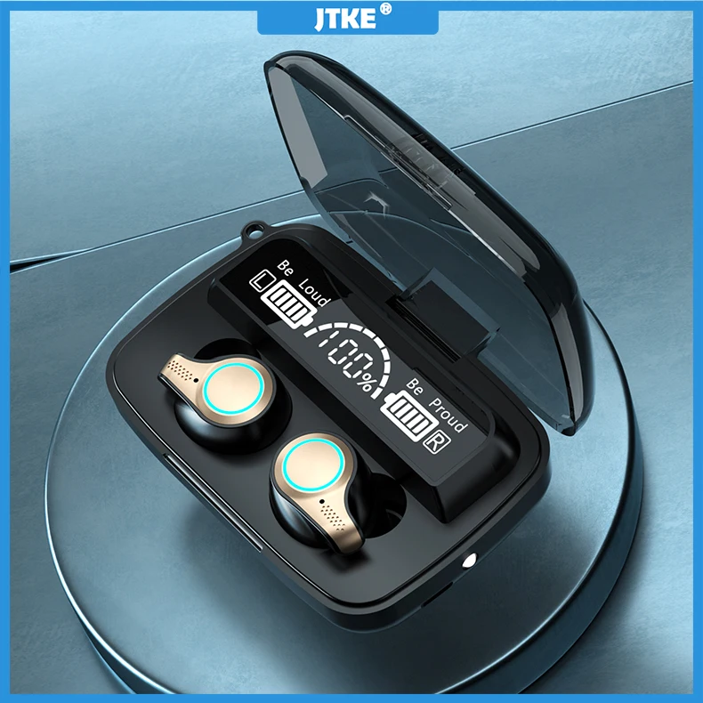 TWS-стереонаушники JTKE с поддержкой Bluetooth 5 1 и зарядным футляром на 3500 мА · ч |