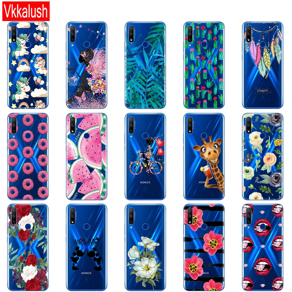 Для Honor 9X Global чехол Honor 9X Premium чехол Силиконовый ТПУ мягкий чехол для телефона для huawei Honor 9X Premium STK-LX1 бампер