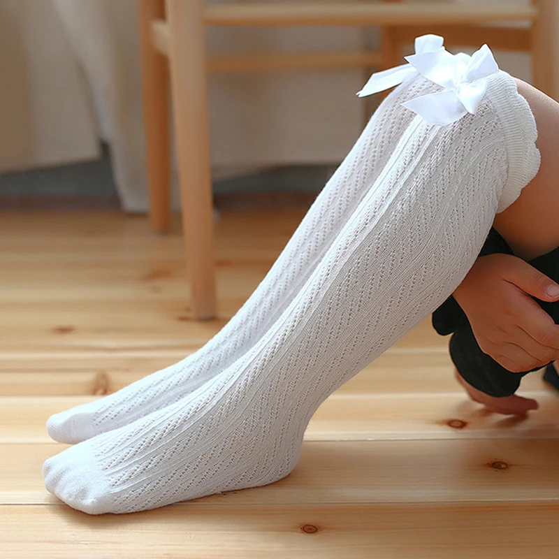 Весенне-осенние детские хлопковые гольфы для девочек 6 цветов милые корейские