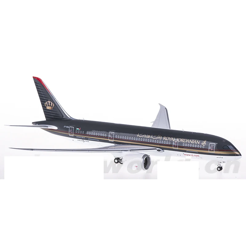 

Diecast Plane Model Toy 1/200 Royal Jordanian Airlines 787-8 JY-BAA Air Way W Base Landing Gear Alloy Aircraft Plane Model Toy