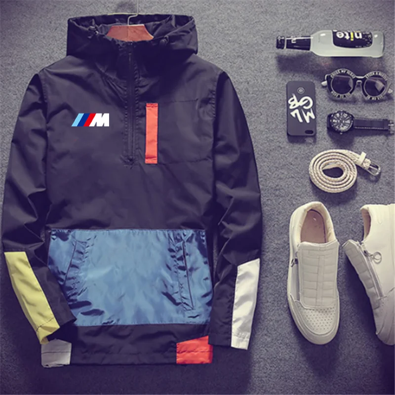 

Новинка весна-осень 2021, мужская бейсбольная куртка, Повседневная Спортивная тонкая куртка для бега, Мужская модная уличная ветровка в стиле...