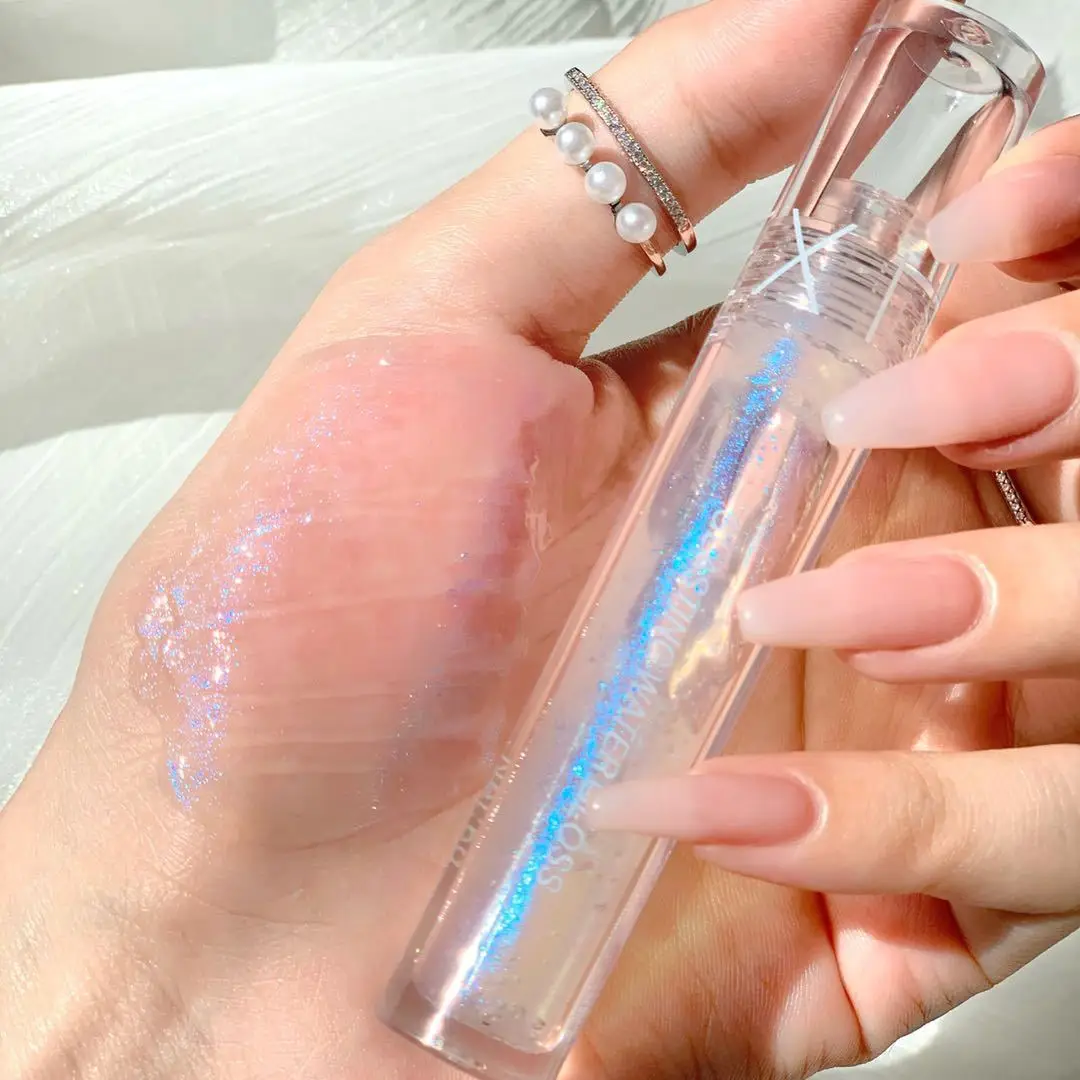 Жидкая помада влажный блеск вишни Кристальный Желейный для губ блестящий