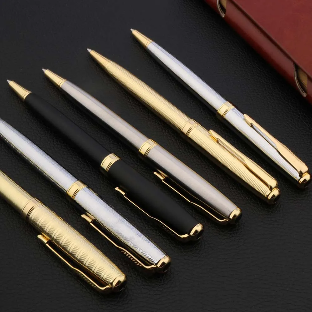 Высокое качество 005 классическая металлическая шариковая ручка винтовая нить