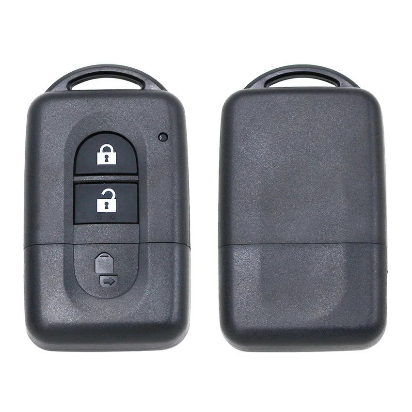 Автомобильный ключ пустой дистанционный чехол для ключей Fob 2 кнопки Nissan Micra Xtrail