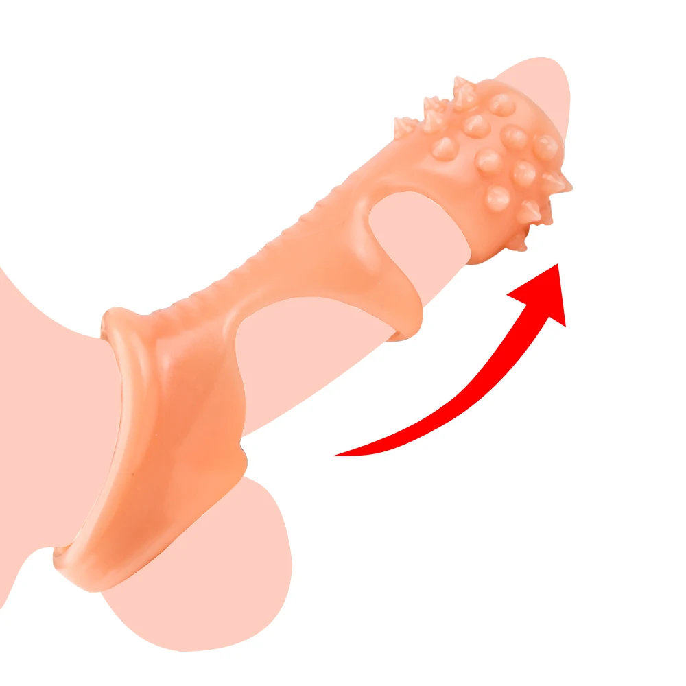 Многоразовые насадки на пенис рукав мягкий утешение вибратор экстендер
