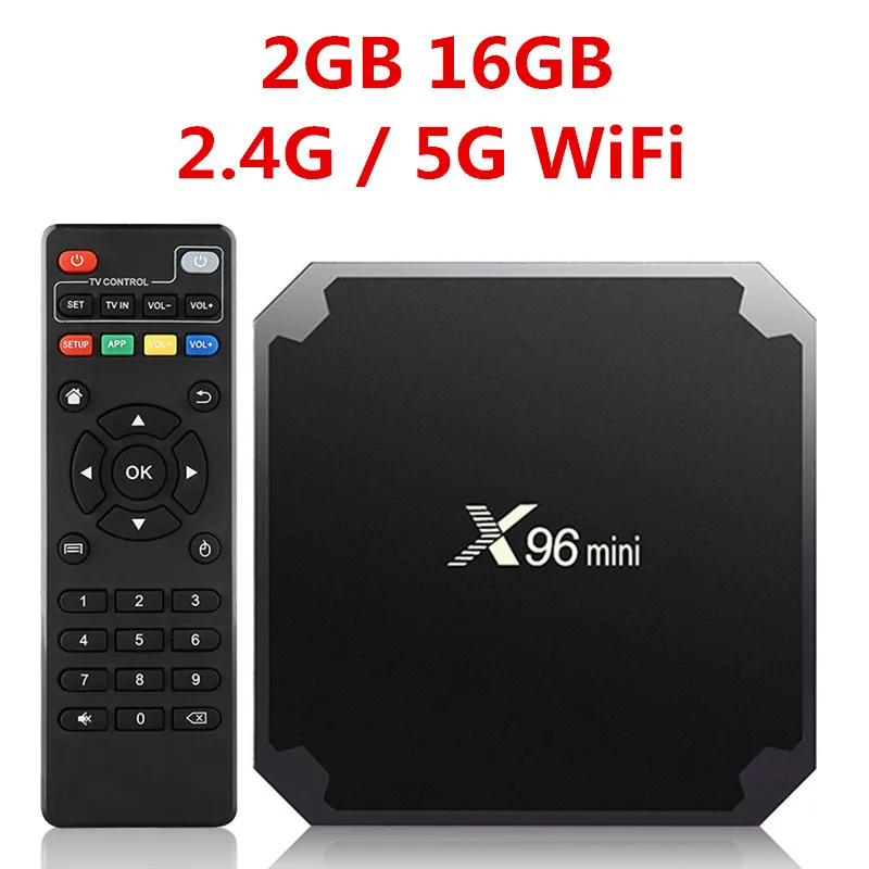 X96 мини 4kHD ТВ-приставка Android 9,0 Amlogic S905W четырехъядерный 2 Гб 16 Гб 2,4/5,0 ГГц двойной WiFi 4 к 3D смарт-медиаприставка - Color: 2GB 16GB DualWiFi