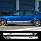 Наклейки на боковую дверь автомобиля, юбку для BMW E39, 2 шт.