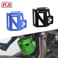 for kawasaki z400 z650 z750 z900 z 400 650 750 900 cnc moto rear fluid reservoir cover oil tank cap guard protection accessories