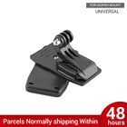 Поворотный на 360 градусов зажим для рюкзака шляпы зажим + J-образное крепление для GoPro Hero 10 9 8 7 6 5 4 Xiaomi Eken Sjcam аксессуары для экшн-камеры