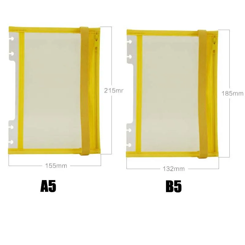 A5 сумка на молнии для ноутбука с отверстием в форме гриба B6 хранения книг ручек