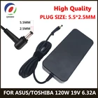 Адаптер переменного тока для ноутбука toshiba Satellite для Asus PA-1121-28 N750 N500 N53S G50 N55, 19 в, 6,32 А, 5,5*2,5 мм, 120 Вт