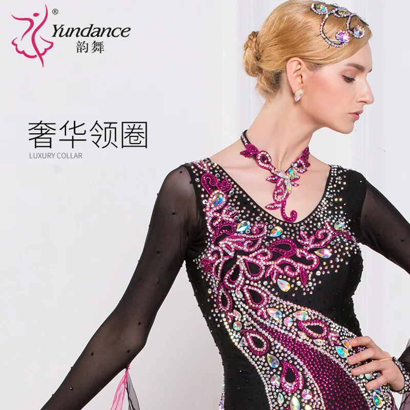 The new National standard ballroom dress woman ballroom dresses dance customize ballroom dress competition B-16247