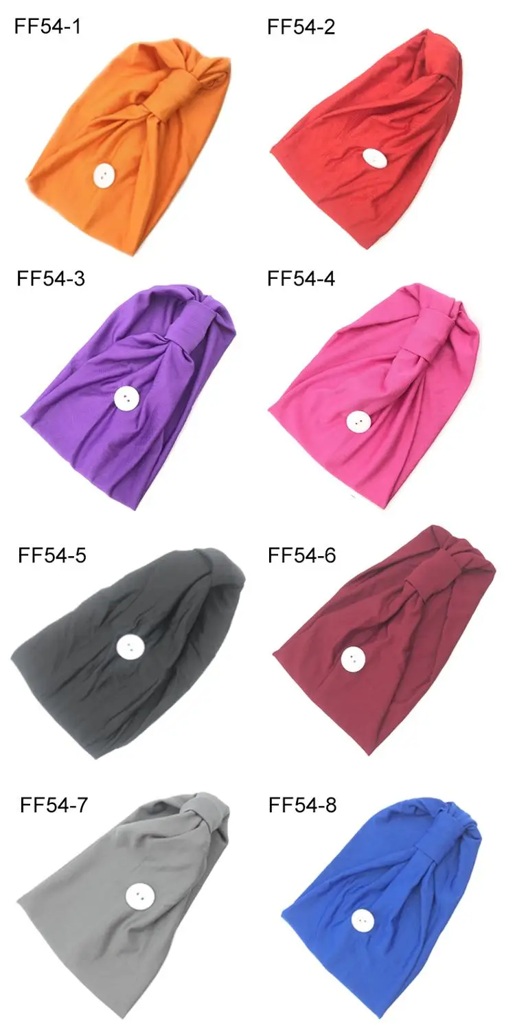 

DUOJIAOYAN New Color mask hair band with button Multifunction Fashion hair accessories Prevent tight ears Women elastic headband