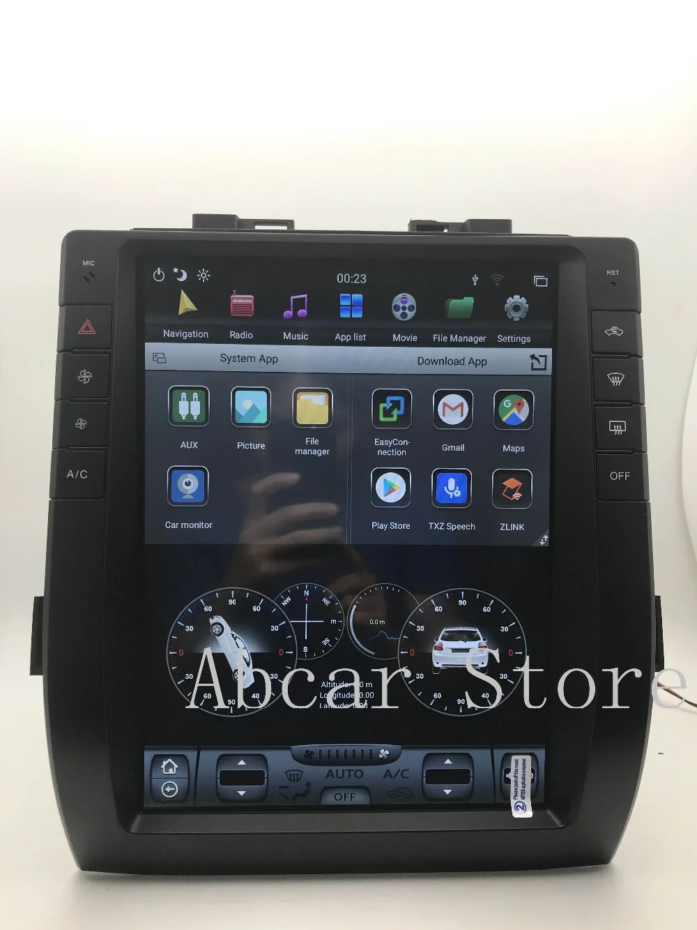 13 дюймов Tesla стиль Android 8,1 автомобильный dvd-плеер gps навигация радио авто px6 для Toyota alphard Vellfire 30 серии