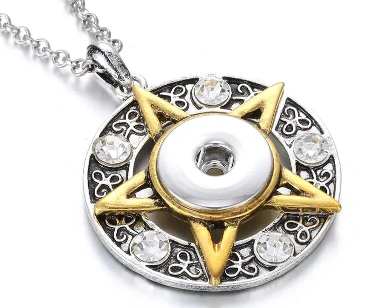 Новые ювелирные ожерелья стразы круглые Круглые бриллианты 18 мм кнопки изделия