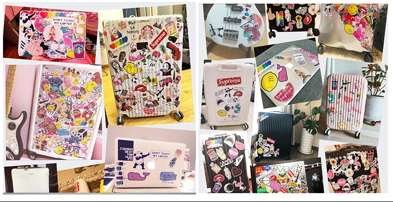

Anime Seishun Buta Yarou Series Sakurajima Mai 50pcs Sticker Cartoon DIY Waterproof Guitar Luggage Phone Decal Decor Toy Cosplay