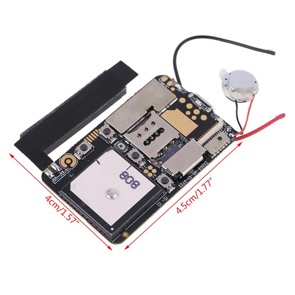 

ZX808 PCBA GPS Tracker GSM GPS Wifi LBS Locator SOS Alarm Web APP Tracking TF Card Dual System