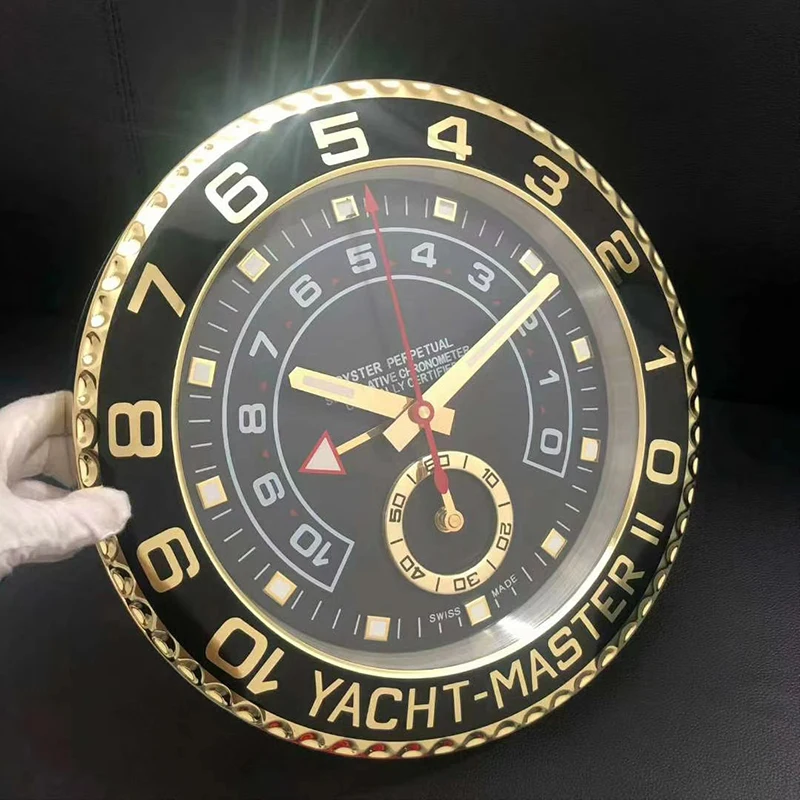 

Large Wall Clock Modern Metal Wall Watchse Silent Nordic Luxury Luminous Clcoks Living Room Decoration with LOGO Reloj De Pared