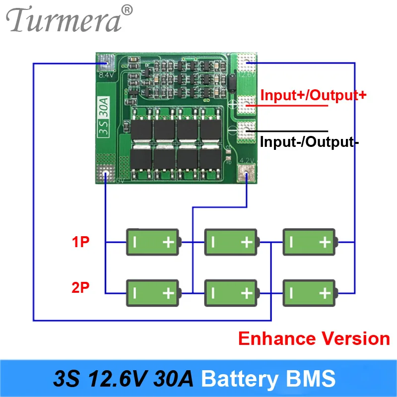 Подключение bms 3s к аккумуляторам 18650 схема