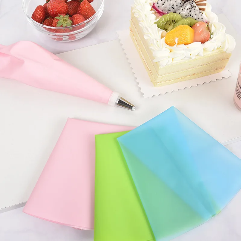 

4Pcs Cream Pastry Bag thicken reusable DIY Handmade cookie cream cake decorating Piping bag Kitchen Gadgets Baking Accessories