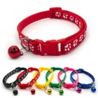 Ошейник для собак, декоративный аксессуар из полиэстера, 6 цветов, для маленьких, средних и больших питомцев