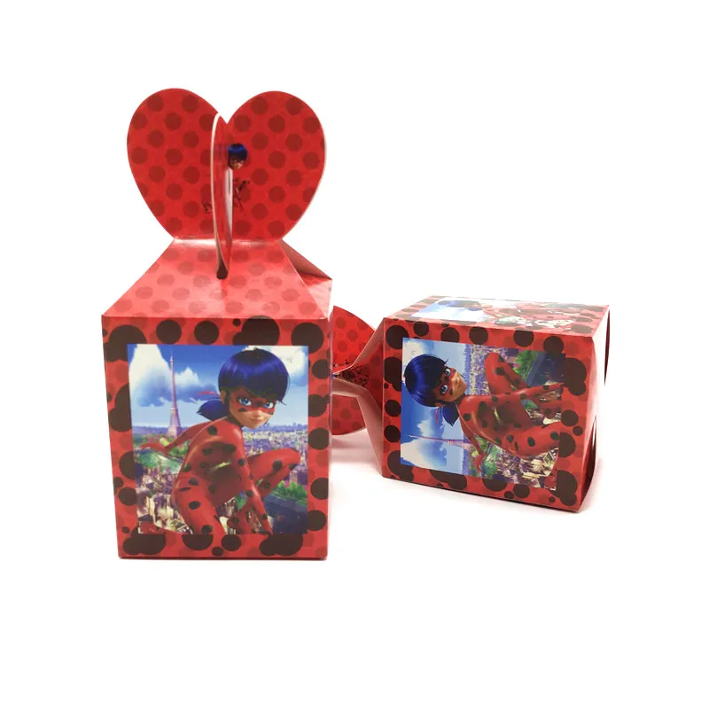 Candy Box-6pcs 1,08*1,8 м мультяшная чудесная божья коровка, пластиковая скатерть для девочек, вечерние украшения для детей, украшения для дня рождения, 1 шт - Цвет: Candy Box-6pcs