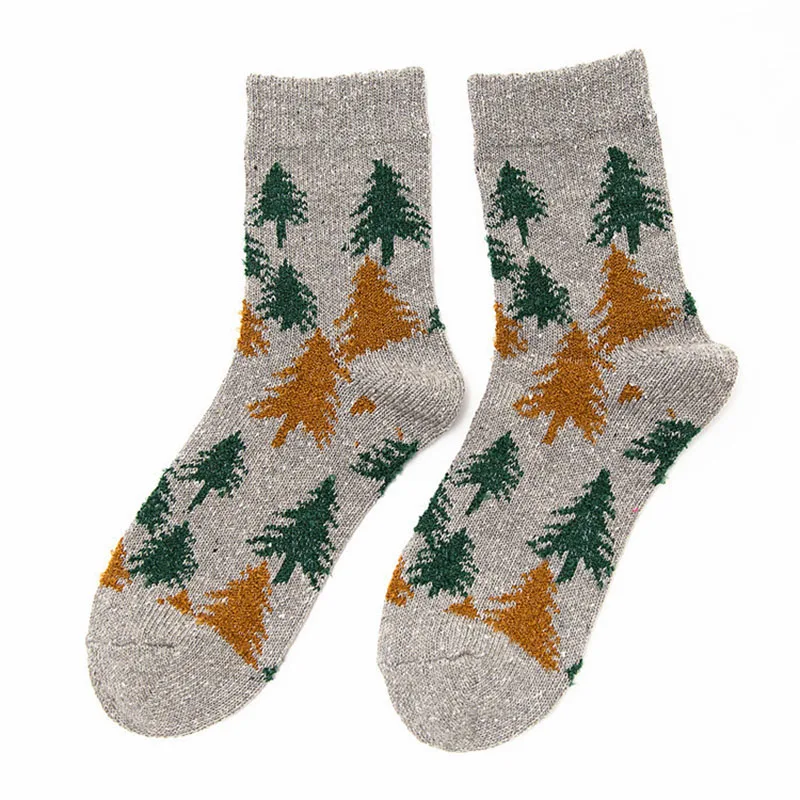 

3 Pair Women Sock Japanese Autumn Winter Trade New Cotton socks Jacquard Comfort Breathable Woman Middle Tube Sock dropshipping