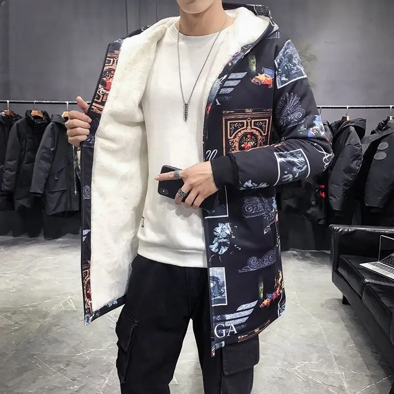 2020 Корейская версия тренда средней длины Красивая осенне-зимняя одежда из