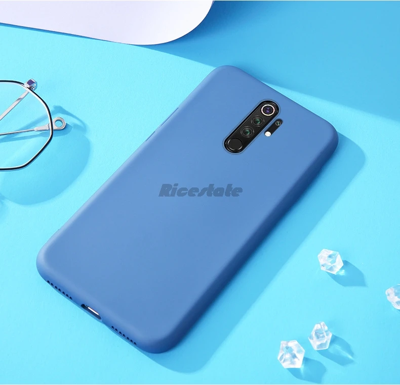 Чехол ярких цветов для Redmi Note 8 Pro 8A матовый Силиконовый мягкий чехол задней панели