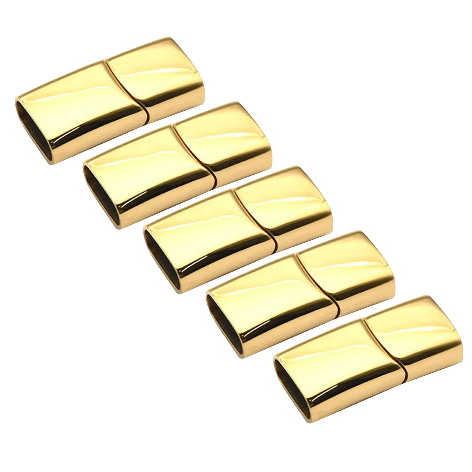 

5 Pcs Stainless Steel Strong Magnetic Clasps DIY Jewellery Making Findings