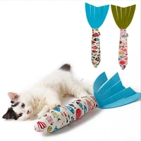 cat cotton and linen resistant to biting and catching fish type toys with paper catnip fish interactive toy pet supplies