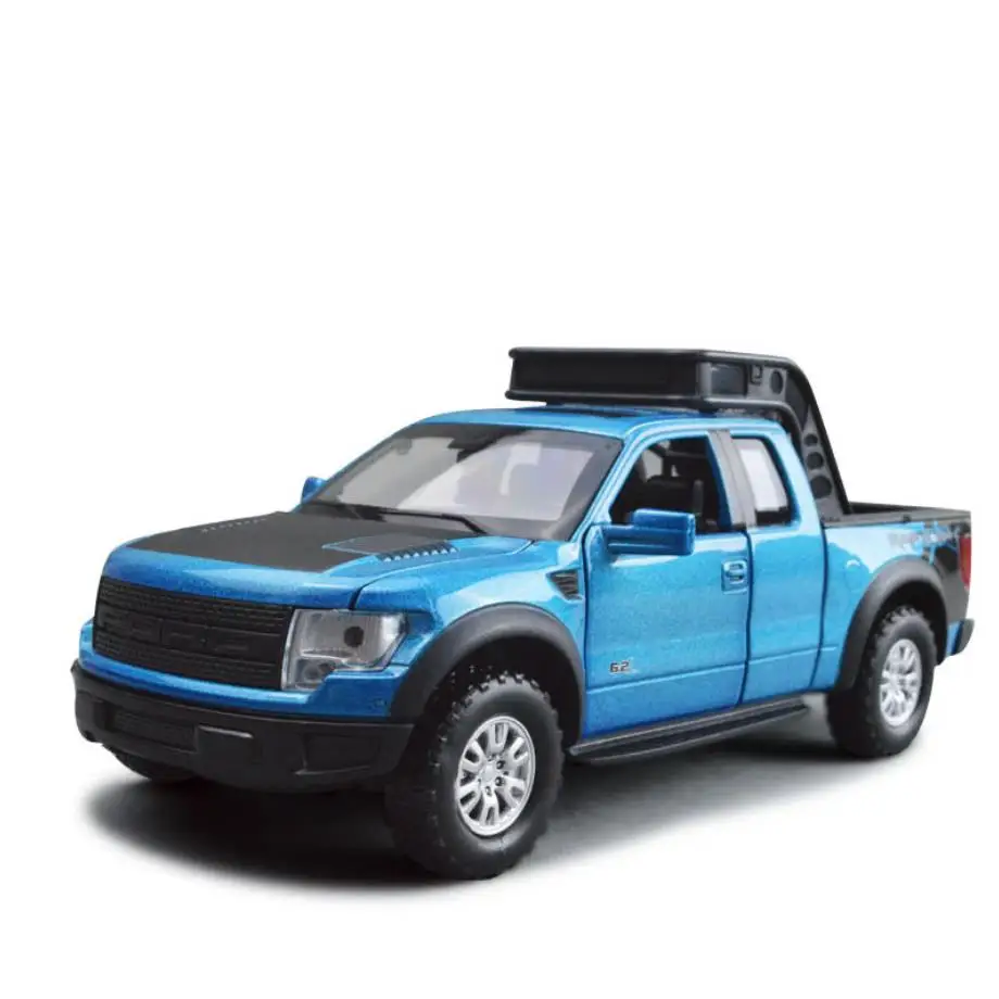 Лидер продаж модель автомобиля Ford F150 SVT Raptor 1:32 с литым под давлением колесом