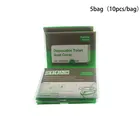 Одноразовые чехлы на сиденья унитаза 50 шт.лот, водонепроницаемые безопасные дорожныекемпинговые аксессуары для ванной комнаты, портативный коврик