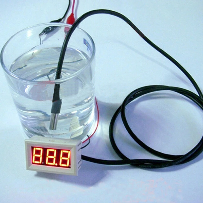 

10pcs Temperature Sensor Waterproof Water Temperature Thermometer Probe DS18B20 DJA99