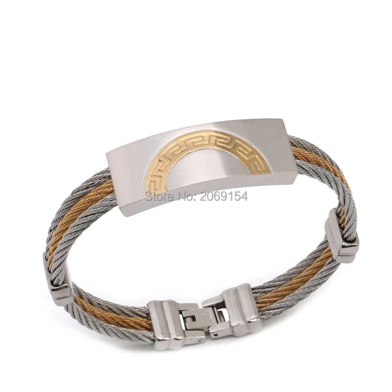 Винтажные шармы браслеты модные ювелирные изделия классический золотой браслет