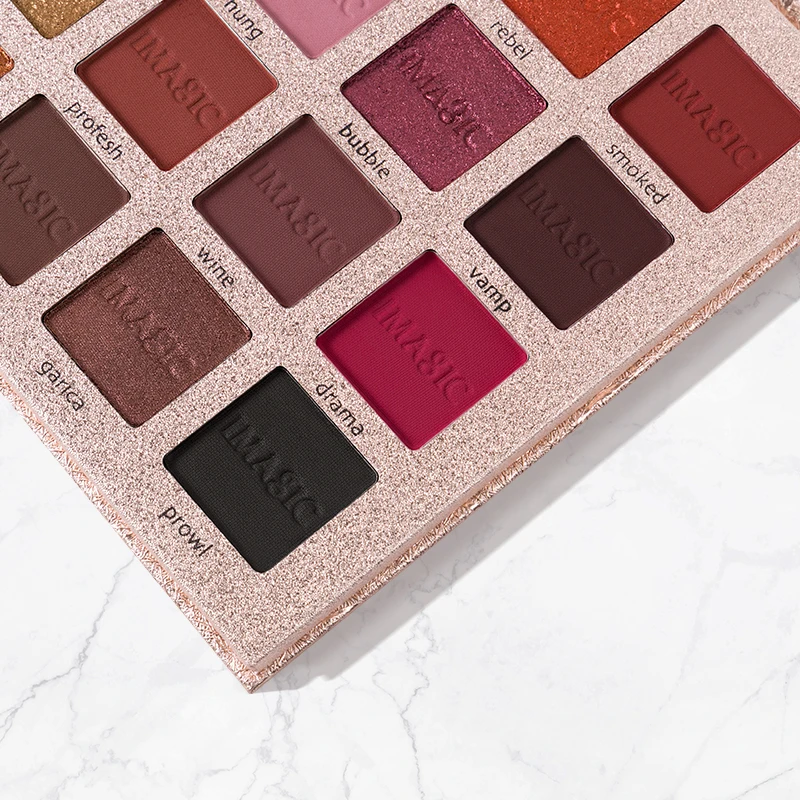IMAGIC 16 цветов очаровательные тени для век Палитра сильно пигментированные