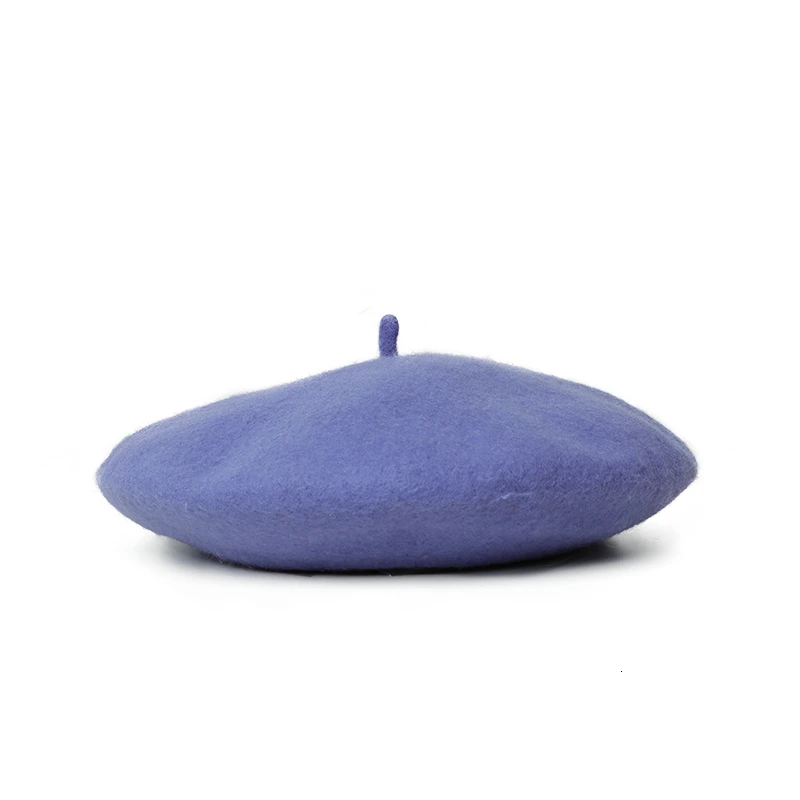 Зимние недорогие однотонные береты женская шапочка женские шапки Дамская шапка