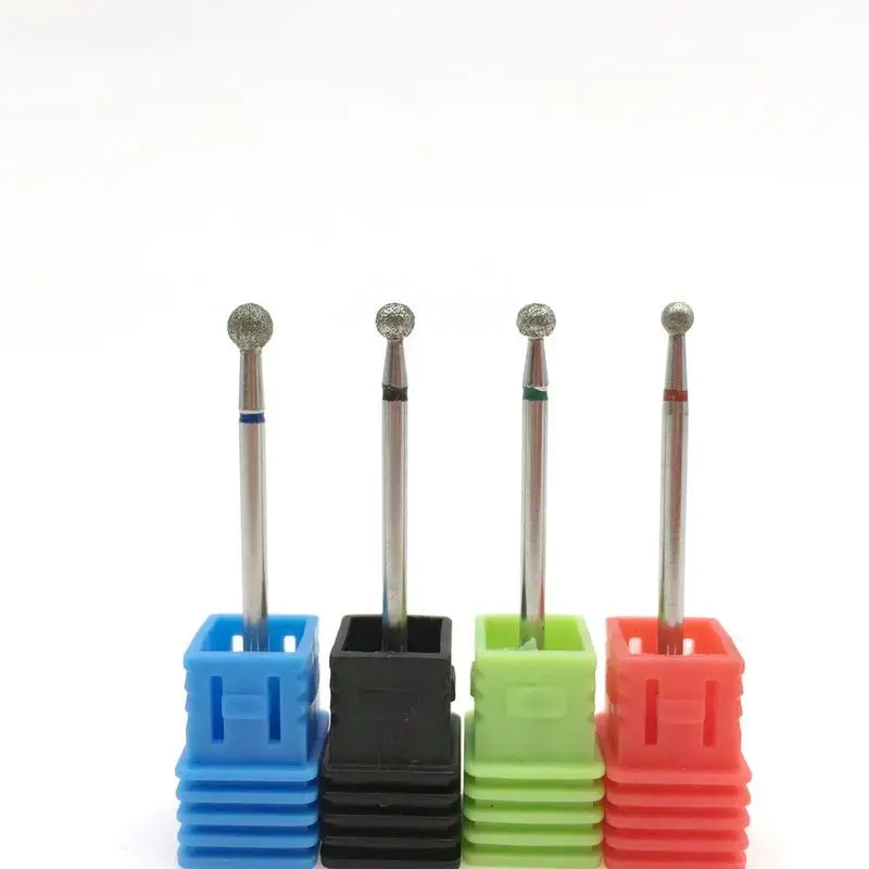 4 шт./компл. алмазные насадки для маникюра|Принадлежности дизайна ногтей| |