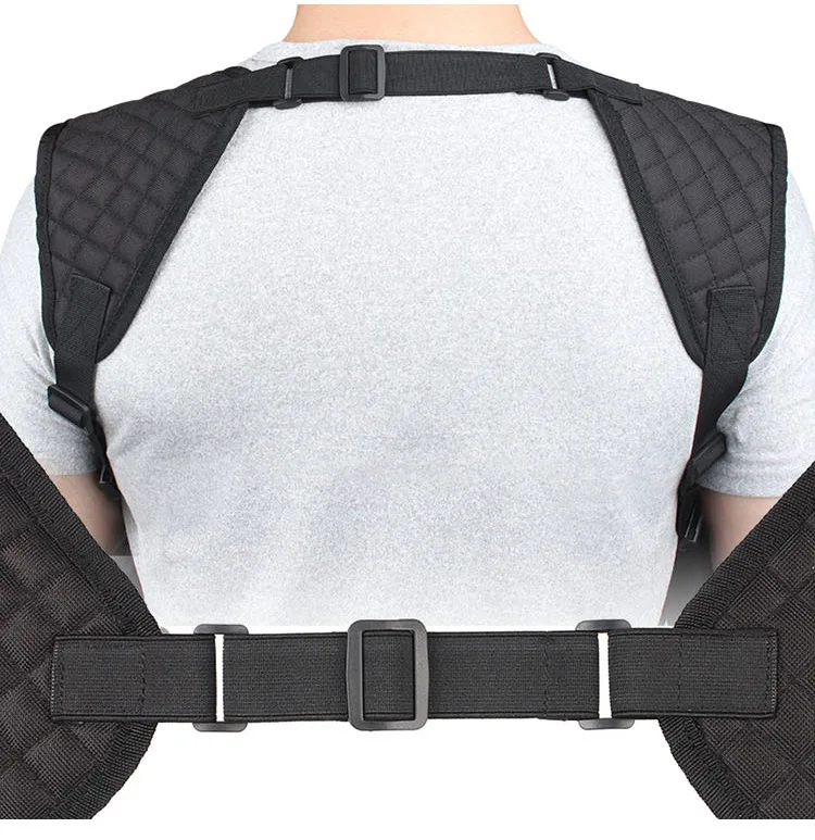 Outdoor Tactical Double Shoulder Armpit Holster Portable Hidden Double Magazine Bag Lightweight Agent Stealth Holster