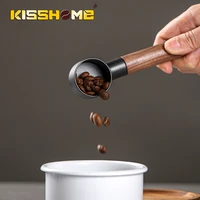 portable practical durable natural wood coffee beans spoons scoop for coffee tea powder measure spoon flatware wood spoons tools