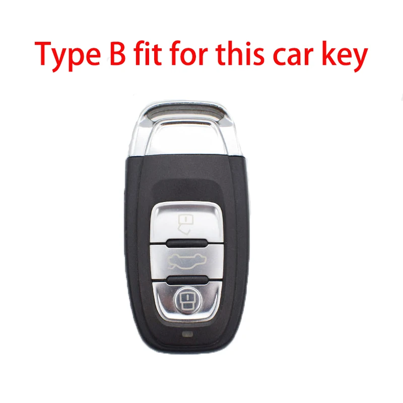 

New Fasion Car Remote Smart Key Cover Case Shell For Audi A1 A3 A4 A5 A6 A7 A8 Quattro Q3 Q5 Q7 2009-2015 Accessories