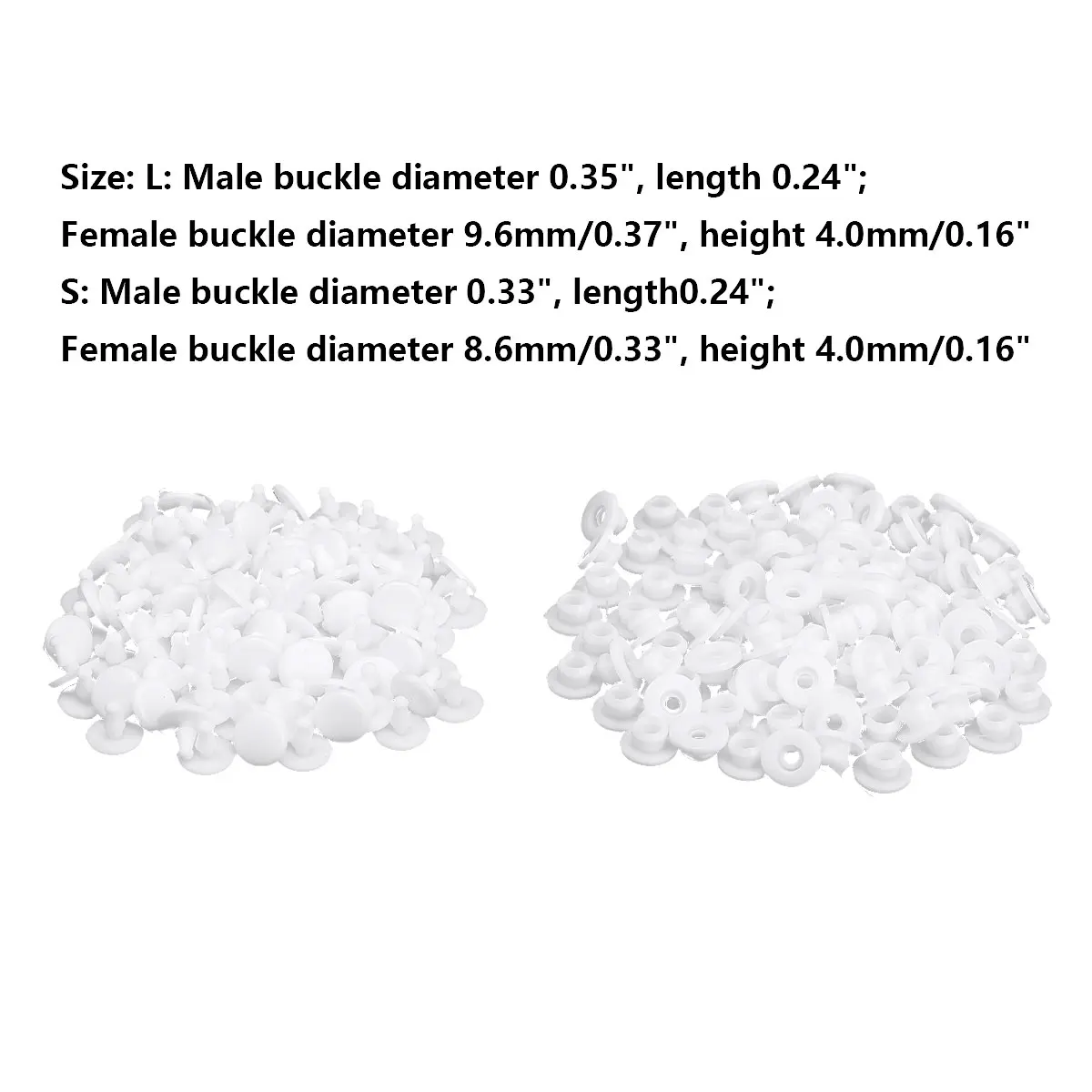 100 Пластиковые кнопочные кнопки одноразовые маленькие круглые ручная работа