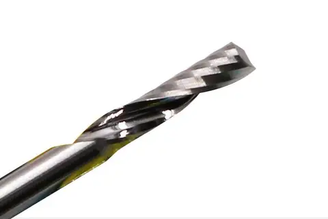 K55UF серия AA одноканальные концевые фрезы DJTOL 3,175 мм режущие биты для акрила, ПВХ, AAY1LX концевая фреза,