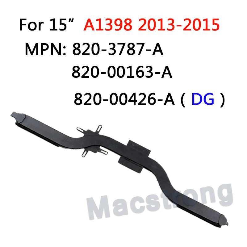 Оригинальный радиатор A1398 для Macbook Pro 15 '&#x27A1398 ЦП охлаждение 2012 820-3332-A 2013 2014 820-3662-A
