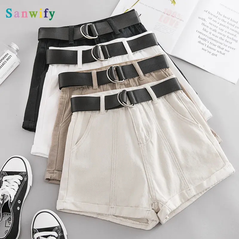 

Xs-3xl Summer Casual Sport Shorts Women Denim Shorts Sexy High Waist Wide Leg Shorts Women Free