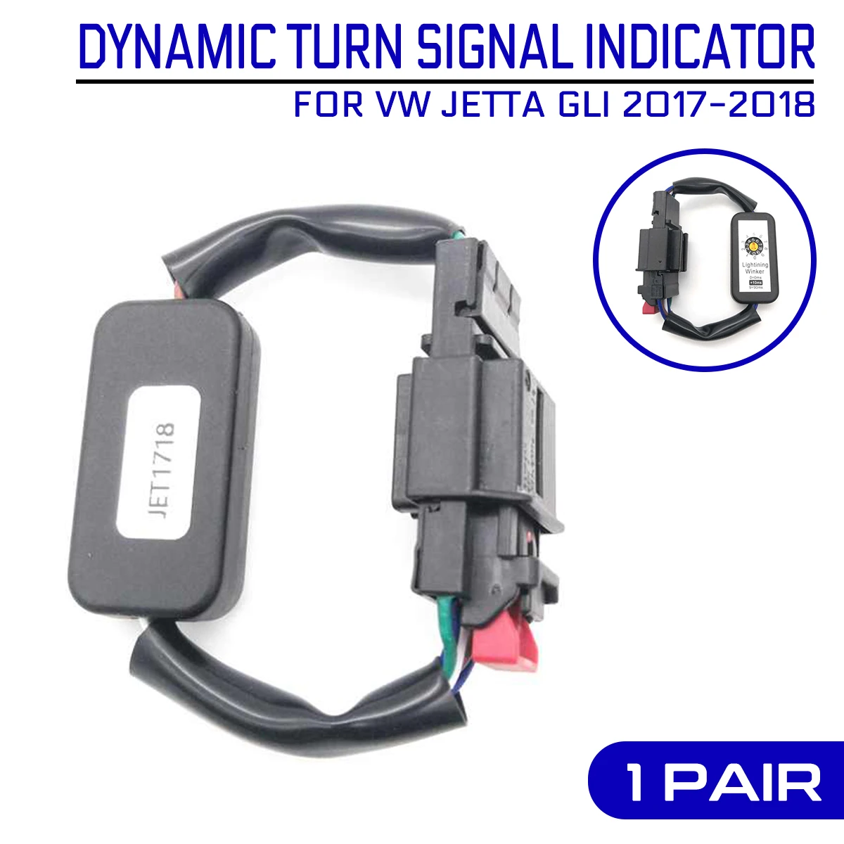 

2 шт., черные динамические СВЕТОДИОДНЫЕ Сигналы поворота для VW JETTA GLI 2017-2018