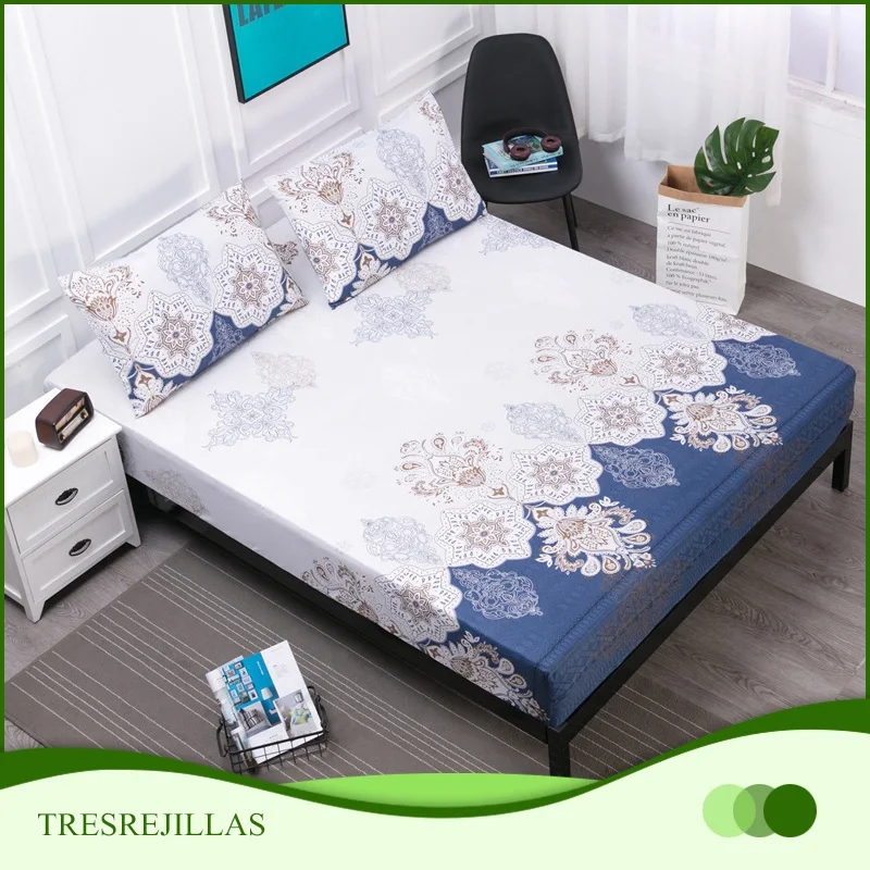 Наматрасник на резинке водонепроницаемый 14 цветов пропускающий воздух | Дом и